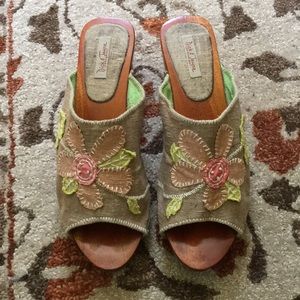 Vintage Anthropologie Heeled Sandals